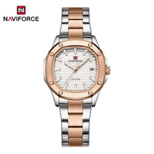 Cargar imagen en el visor de la galería, Naviforce Dama Acero Calendario Ref NF5069S
