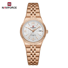 Cargar imagen en el visor de la galería, Naviforce Dama Acero Calendario Ref NF5079
