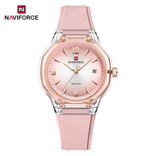 Cargar imagen en el visor de la galería, Naviforce Dama Silicona Calendario Ref N6110
