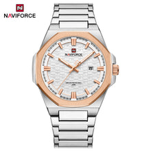 Cargar imagen en el visor de la galería, Naviforce Acero Calendario Ref NF9245
