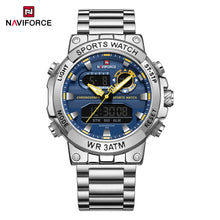 Cargar imagen en el visor de la galería, Naviforce Acero Doble Hora Ref NF9237

