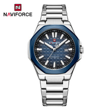 Cargar imagen en el visor de la galería, Naviforce Acero Calendario Ref NF9258
