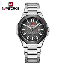 Cargar imagen en el visor de la galería, Naviforce Acero Calendario Ref NF9258
