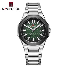Cargar imagen en el visor de la galería, Naviforce Acero Calendario Ref NF9258

