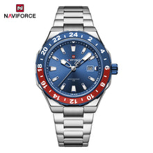 Cargar imagen en el visor de la galería, Naviforce Acero Calendario Ref NF9249
