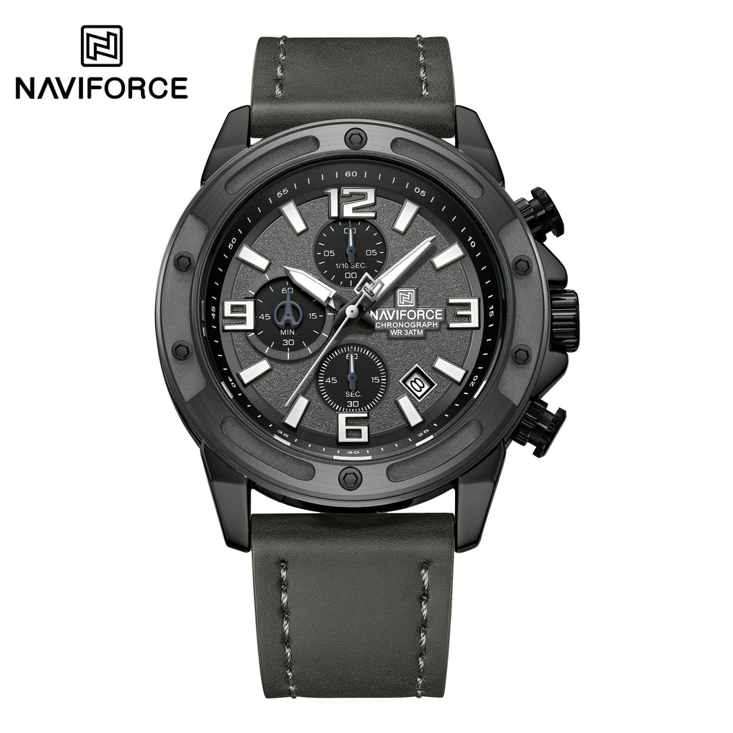 Naviforce Cuero Cronógrafo Ref NF8074