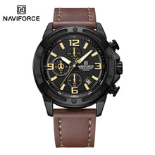 Cargar imagen en el visor de la galería, Naviforce Cuero Cronógrafo Ref NF8074
