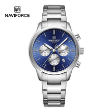 Cargar imagen en el visor de la galería, Naviforce Acero Cronógrafo Ref NF8076
