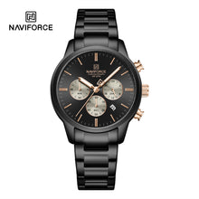 Cargar imagen en el visor de la galería, Naviforce Acero Cronógrafo Ref NF8076
